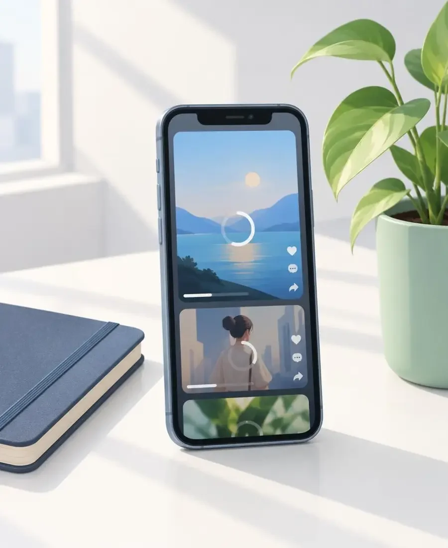 黄果短剧看 APP - 下载APP 黄果短剧看 APP 手机端播放界面与桌面办公场景